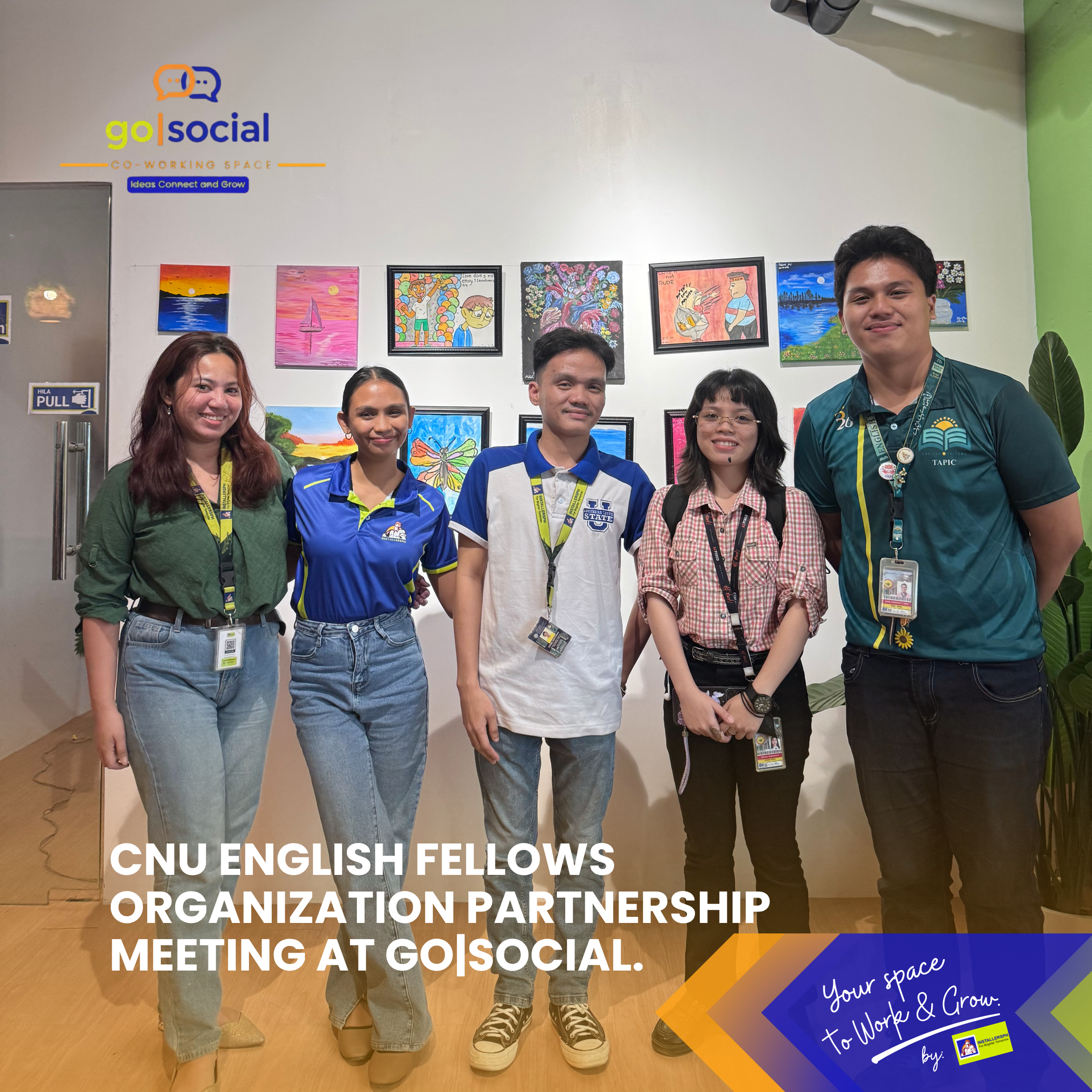 CNU ENGLISH FELLOWS ORGANIZATION PARTNERSHIP MEETING AT GO|SOCIAL.